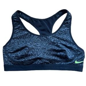 Nike Women's Light-Support Sports Bra | Black Animal Print